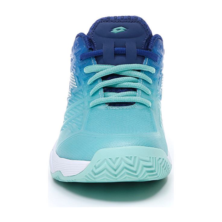 Green / White / Blue Lotto Mirage 300 Ii Cly W Women's Tennis Shoes | Lotto-42692