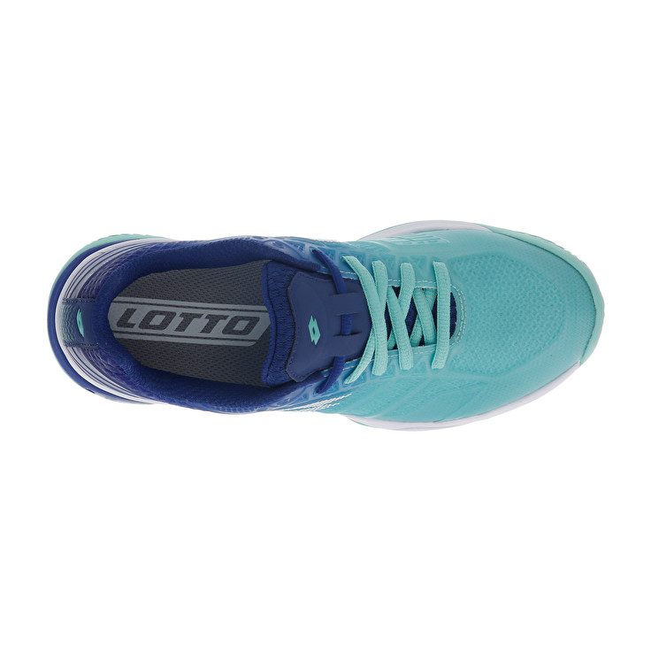 Green / White / Blue Lotto Mirage 300 Ii Cly W Women's Tennis Shoes | Lotto-42692