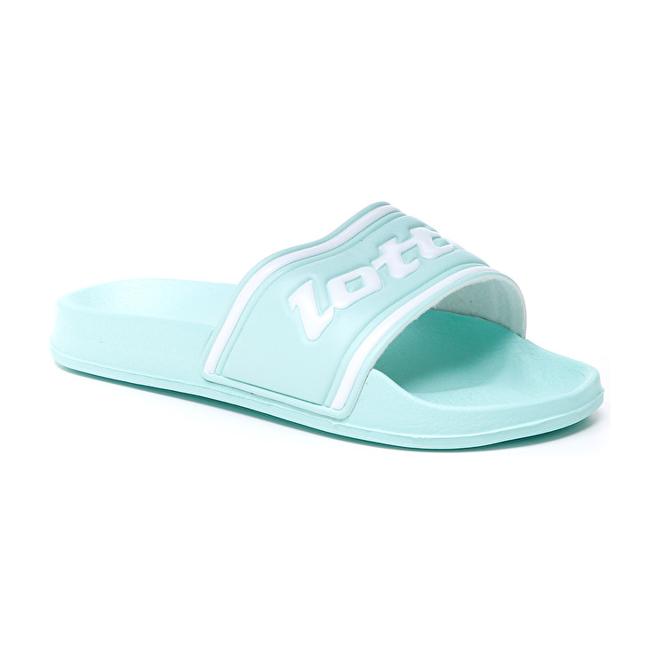 Green / White Lotto Midway Iv Slide W Women's Slippers | Lotto-10491