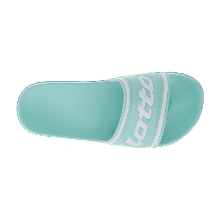 Green / White Lotto Midway Iv Slide W Women's Slippers | Lotto-10491