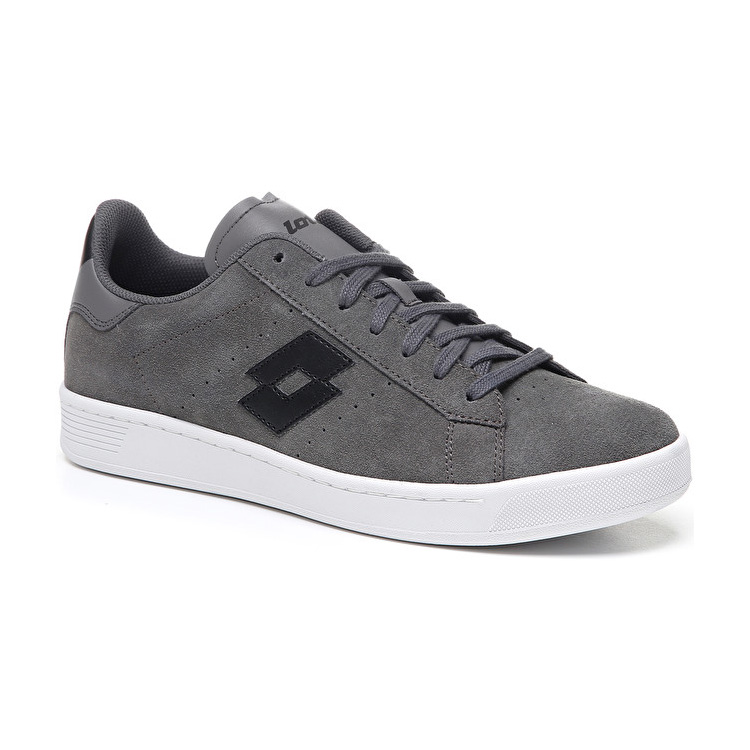 Grey / Black Lotto 1973 Evo Sue Men's Lifestyle Shoes | Lotto-48199