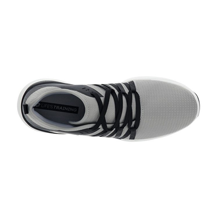 Grey / Black Lotto Dinamica 100 Men's Lifestyle Shoes | Lotto-98118