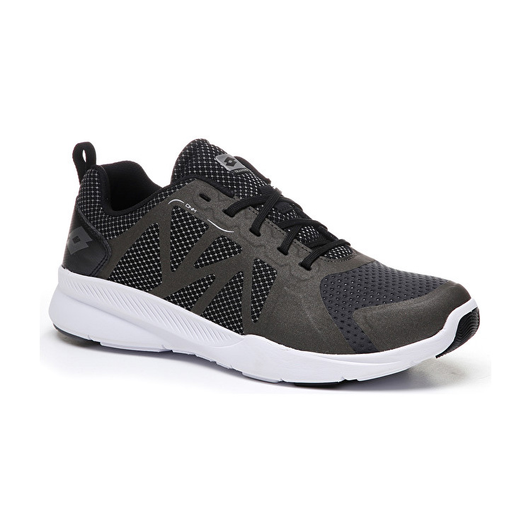 Grey / Black Lotto Dinamica 400 Men's Lifestyle Shoes | Lotto-62360