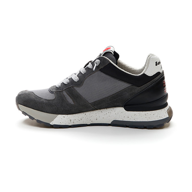 Grey / Black Lotto Tokyo Shibuya Men's Sneakers | Lotto-75830