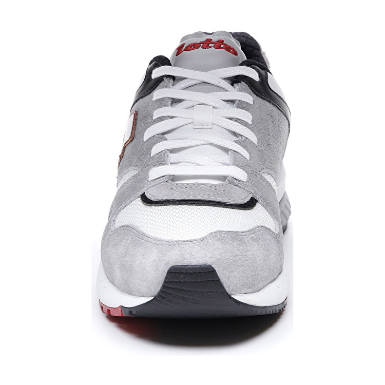 Grey / Black / White Lotto Marathon Men's Sneakers | Lotto-64566