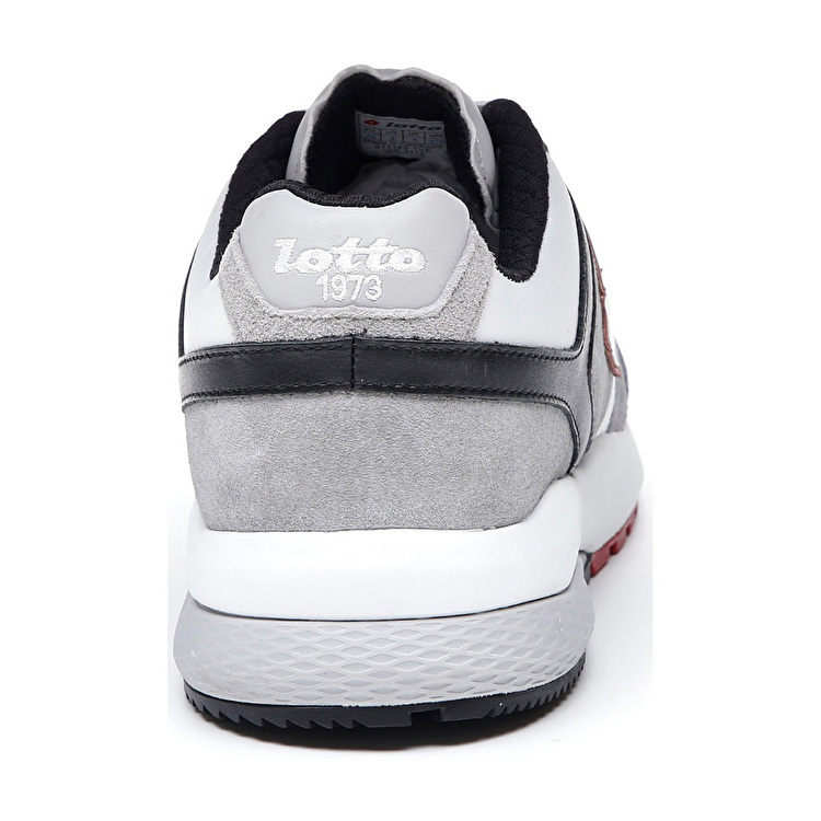 Grey / Black / White Lotto Marathon Men's Sneakers | Lotto-64566