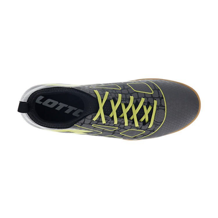 Grey / Black / Yellow Lotto Maestro 700 Iii Id Men's Soccer Shoes | Lotto-66714