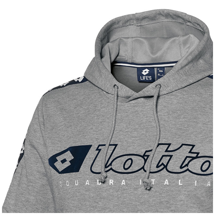 Grey Lotto Athletica Due Sweat Men's Sweatshirt | Lotto-58589