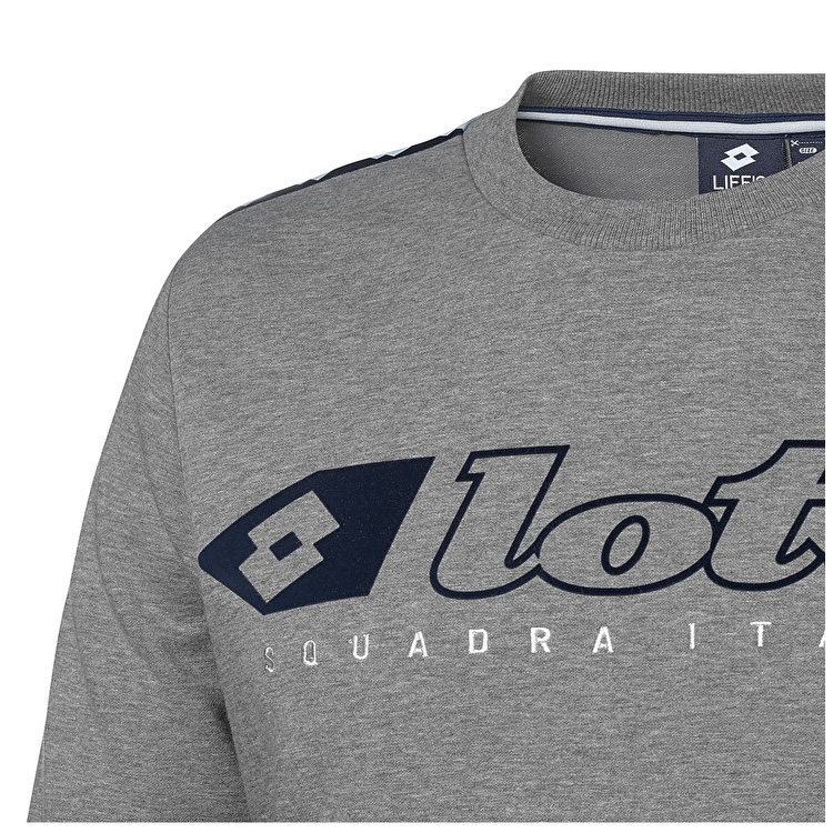 Grey Lotto Athletica Due Sweat Men's Sweatshirt | Lotto-96102