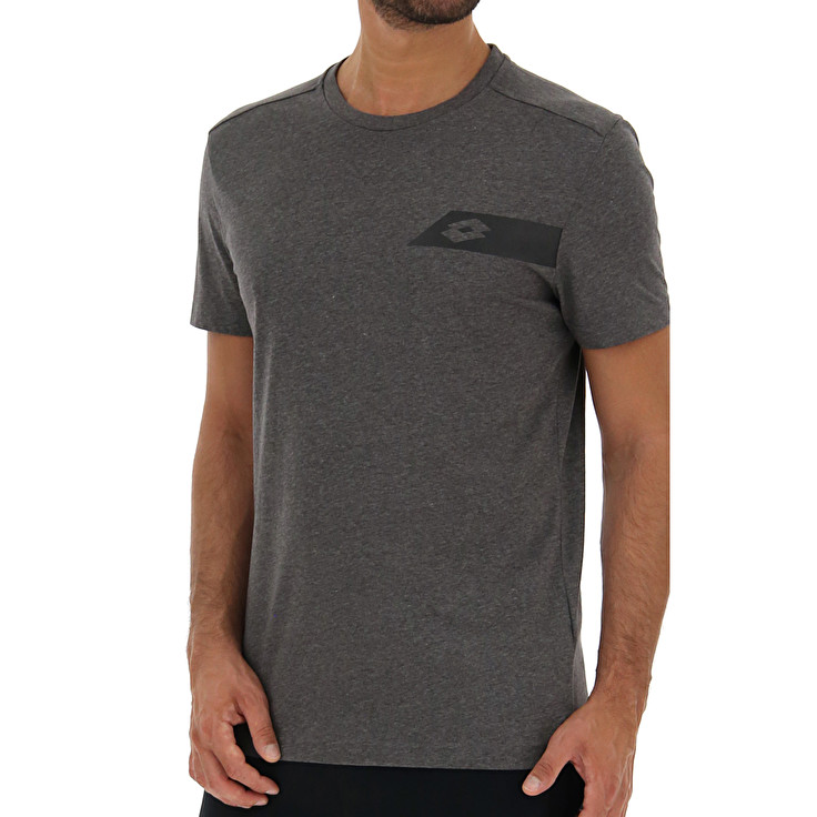 Grey Lotto Dinamico Iii Bs Mel Co Men's T Shirts | Lotto-23389