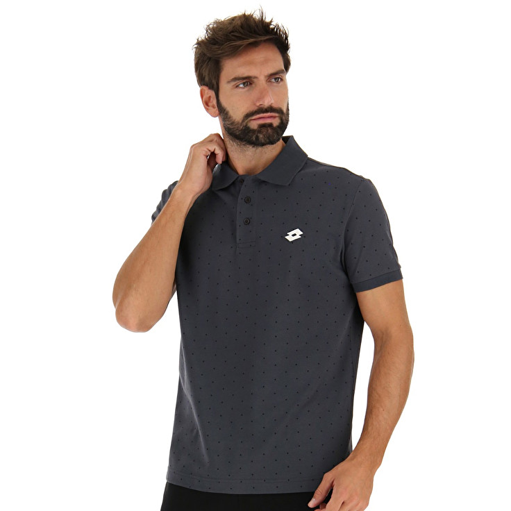 Grey Lotto Elba Ii Pq Men\'s Polo Shirts | Lotto-17204