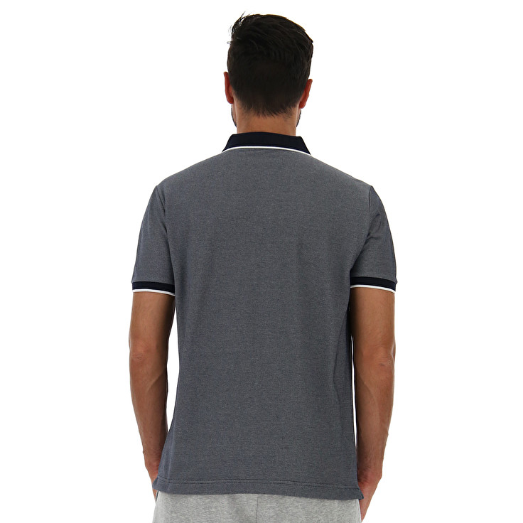 Grey Lotto Firenze Pq Men's Polo Shirts | Lotto-35150