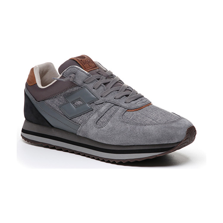 Grey Lotto Kyoto Men's Sneakers | Lotto-83517