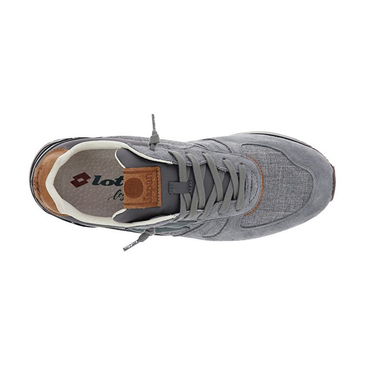 Grey Lotto Kyoto Men's Sneakers | Lotto-83517