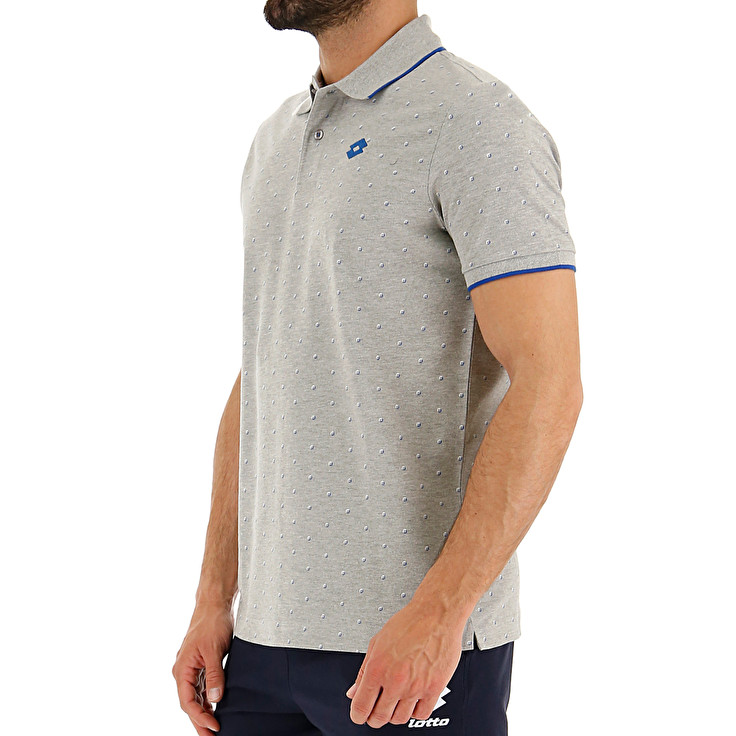 Grey Lotto L73 Ii Men's Polo Shirts | Lotto-17044