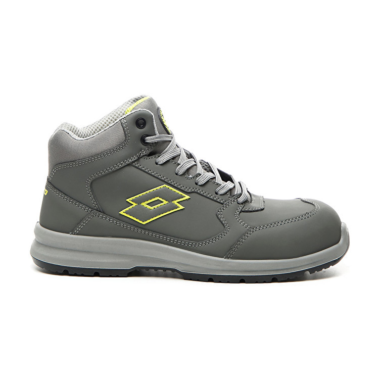 Grey Lotto Race 200 Mid S3 An Men\'s Safety Shoes | Lotto-59174