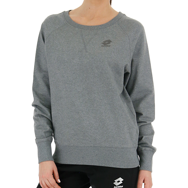 Grey Lotto Smart Sweat W Women's Sweatshirt | Lotto-33540