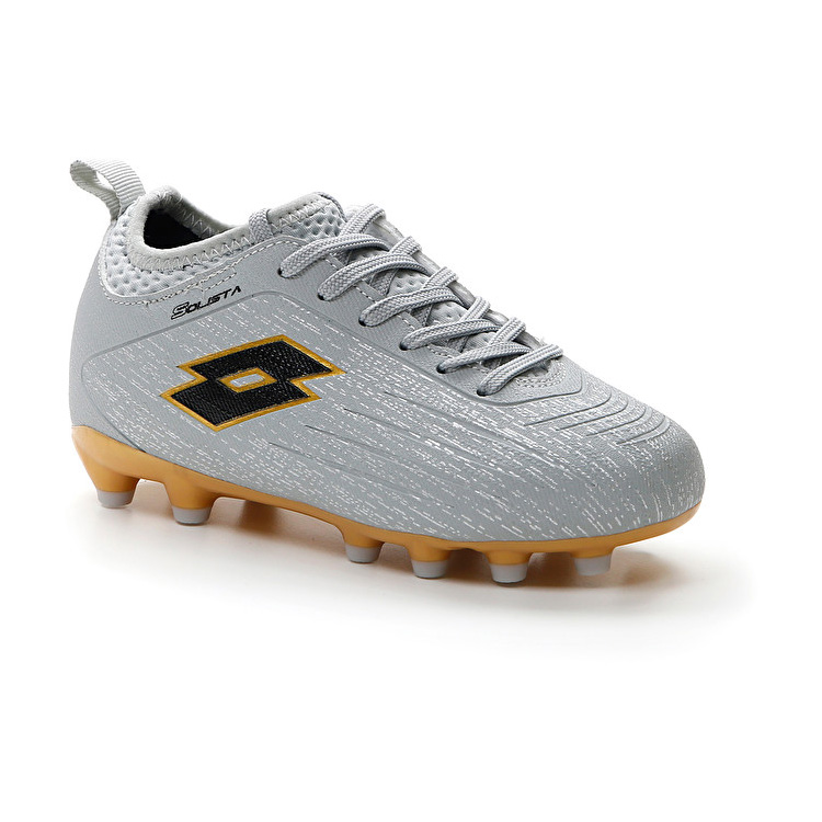 Grey Lotto Solista 700 Iv Fg Jr Kids' Soccer Shoes | Lotto-96330