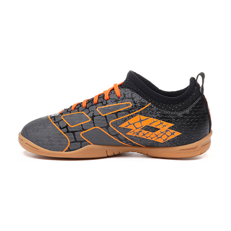 Grey / Orange / Black Lotto Maestro 700 Ii Id Jr Kids' Soccer Shoes | Lotto-77738