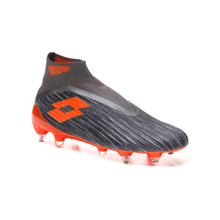 Grey / Orange Lotto Solista 100 Iii Gravity Sgx Men's Soccer Shoes | Lotto-99862