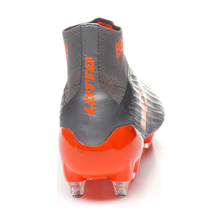 Grey / Orange Lotto Solista 100 Iii Gravity Sgx Men's Soccer Shoes | Lotto-99862