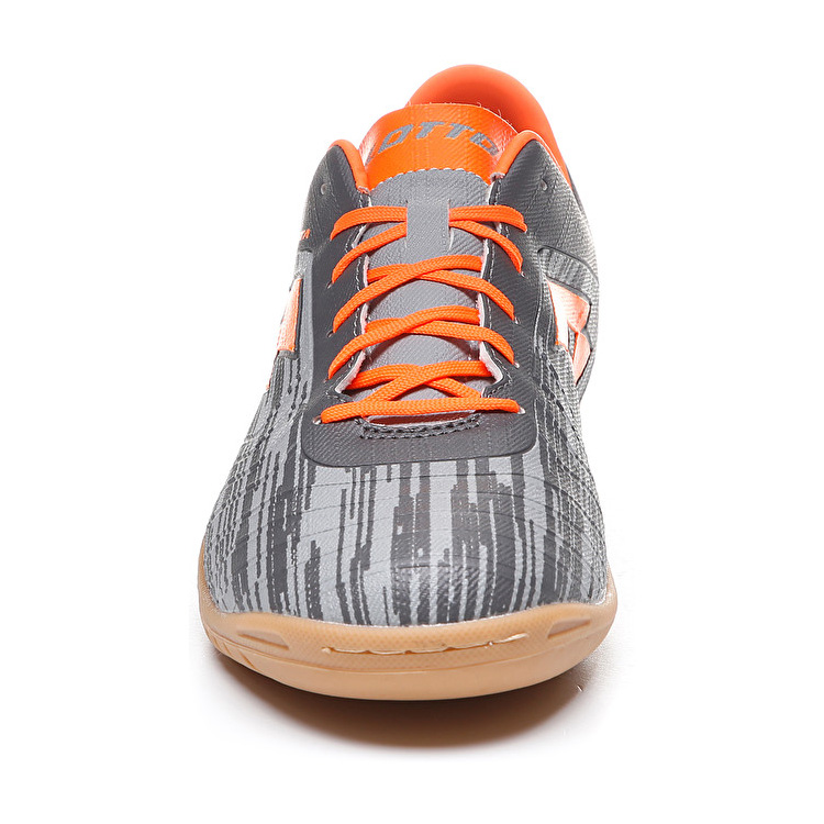 Grey / Orange Lotto Solista 700 Iii Id Men's Soccer Shoes | Lotto-52772