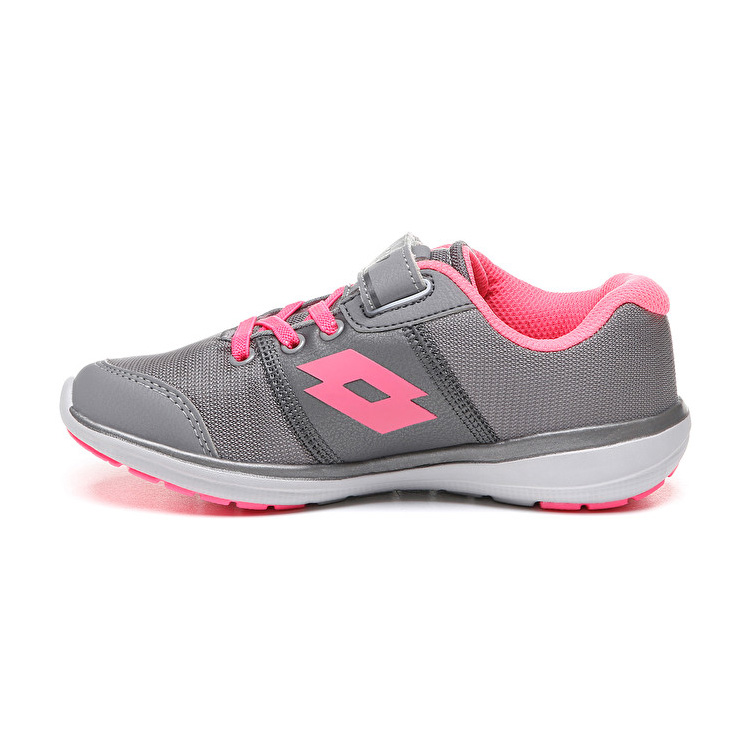 Grey / Pink Lotto Cityride Amf Evo Ii Kids' Sneakers | Lotto-53854