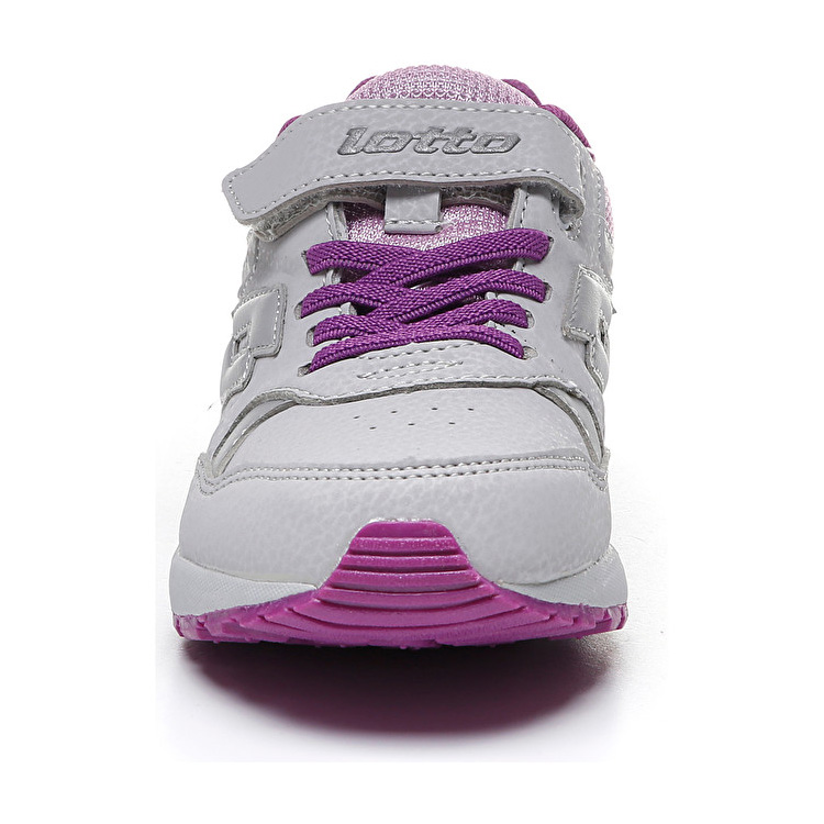 Grey / Purple Lotto Strada Vi Cl Sl Kids' Sneakers | Lotto-21703