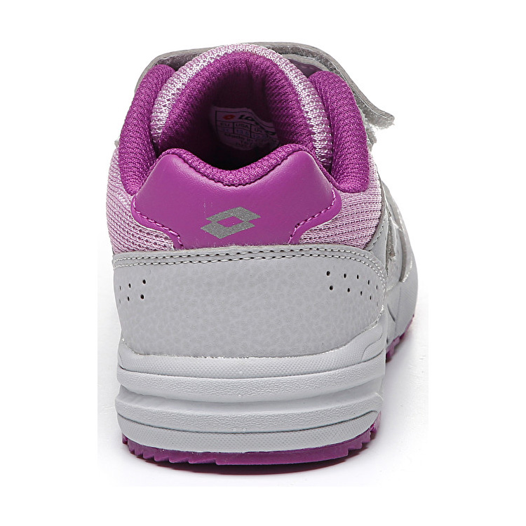 Grey / Purple Lotto Strada Vi Cl Sl Kids' Sneakers | Lotto-21703