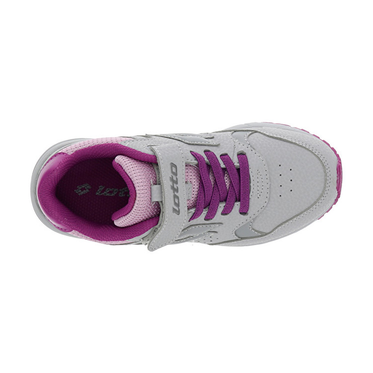 Grey / Purple Lotto Strada Vi Cl Sl Kids' Sneakers | Lotto-21703