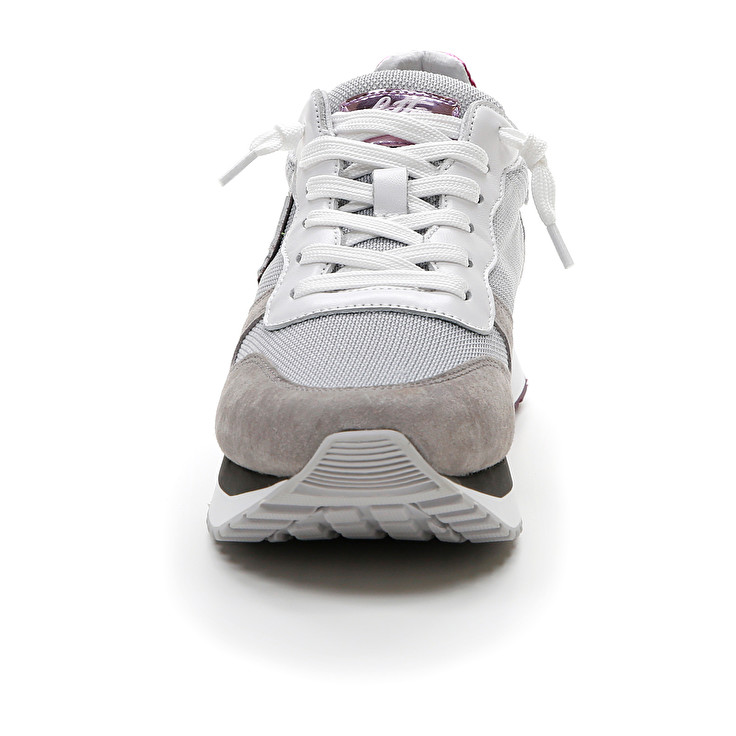 Grey / White / Pink Lotto Wedge W Women's Sneakers | Lotto-73067