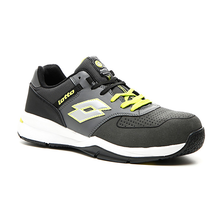 Grey / Yellow Lotto Street S1p Src Men's Safety Shoes | Lotto-30000