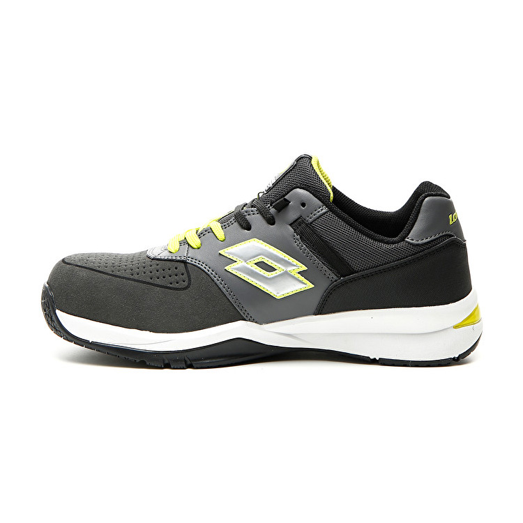 Grey / Yellow Lotto Street S1p Src Men's Safety Shoes | Lotto-30000