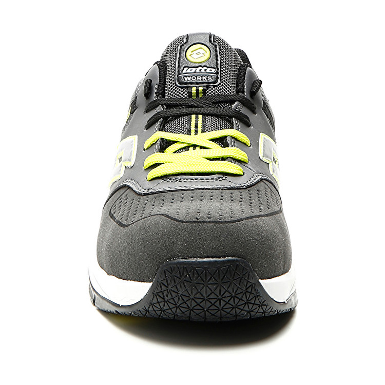 Grey / Yellow Lotto Street S1p Src Men's Safety Shoes | Lotto-30000