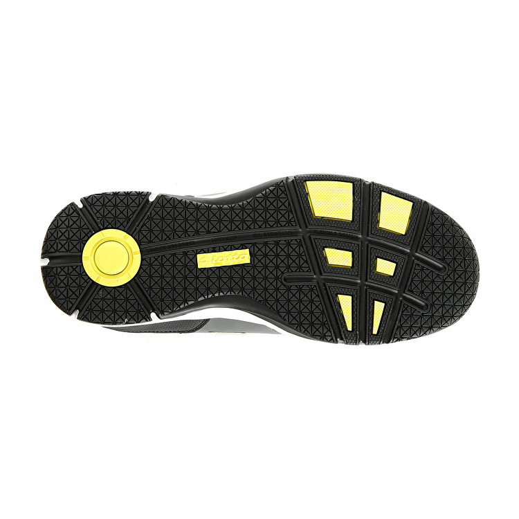 Grey / Yellow Lotto Street S1p Src Men's Safety Shoes | Lotto-30000