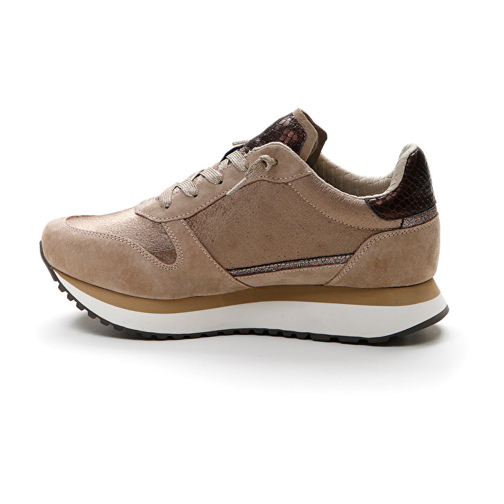 Khaki Lotto Wedge Silk W Women's Sneakers | Lotto-98618