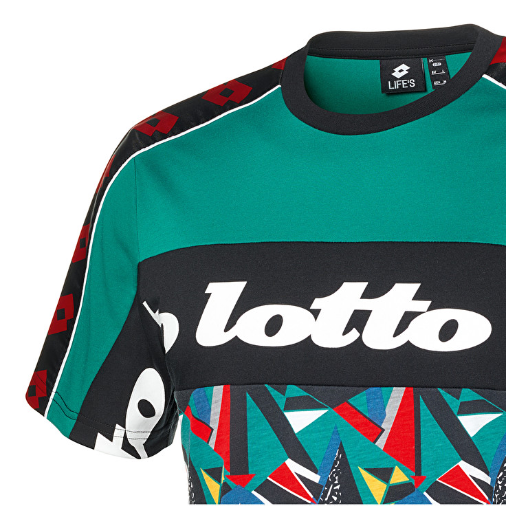 Multicolor Lotto Athletica Prime Ii Prt Js Men's T Shirts | Lotto-74401