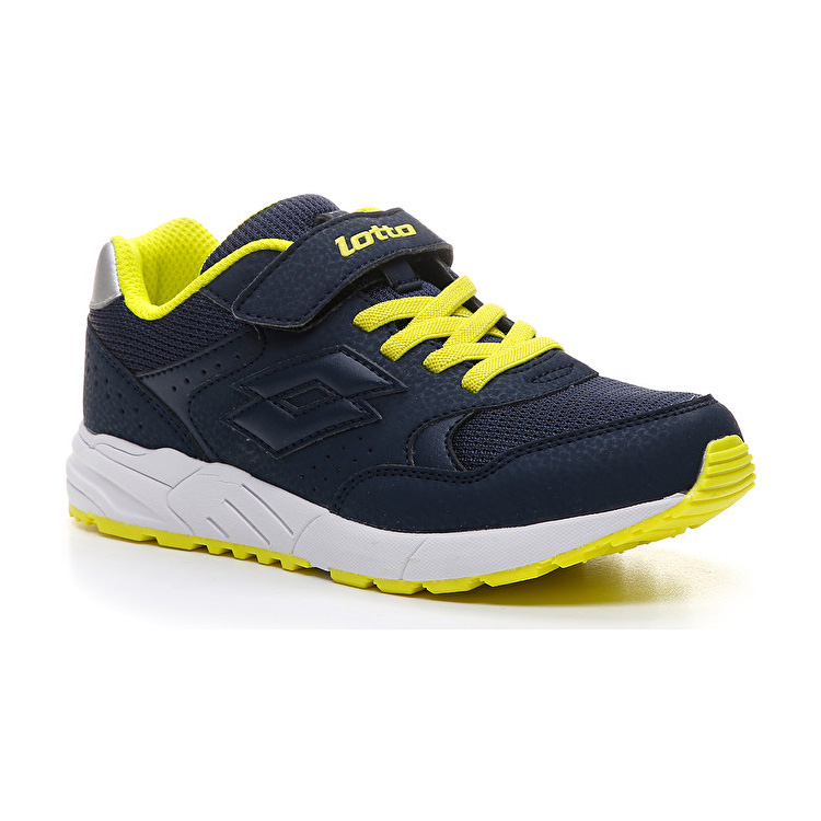 Navy / Green Lotto Strada Vii Kids' Sneakers | Lotto-60012