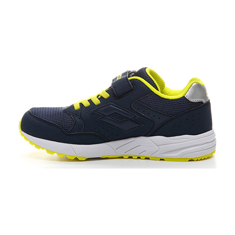 Navy / Green Lotto Strada Vii Kids' Sneakers | Lotto-60012