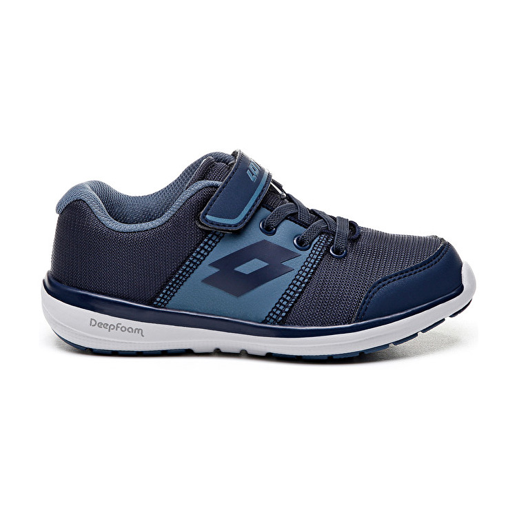 Navy Lotto Cityride Amf Evo Ii Kids\' Sneakers | Lotto-91150