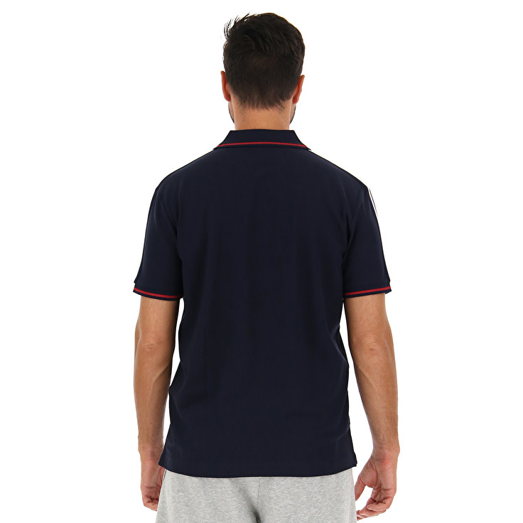 Navy Lotto Lipari Pq Men's Polo Shirts | Lotto-96476