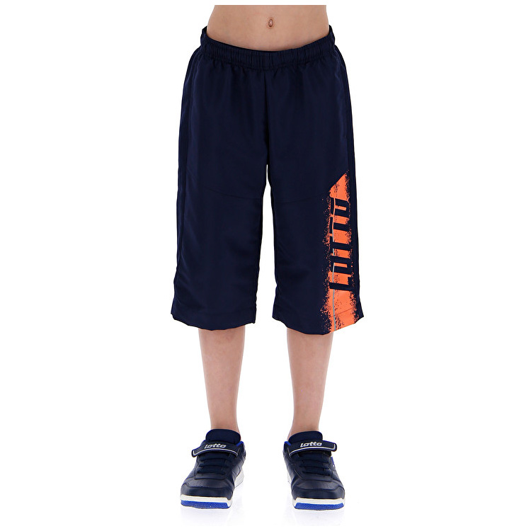 Navy Lotto Logo Pants Mid Kids\' Tracksuits | Lotto-92938