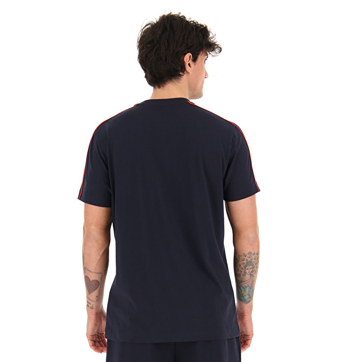 Navy Lotto Logo Vi Js Men's T Shirts | Lotto-99881