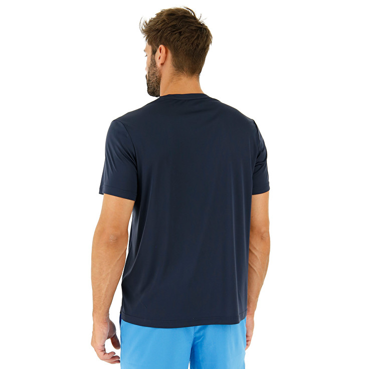 Navy Lotto Smart Men's T Shirts | Lotto-76014