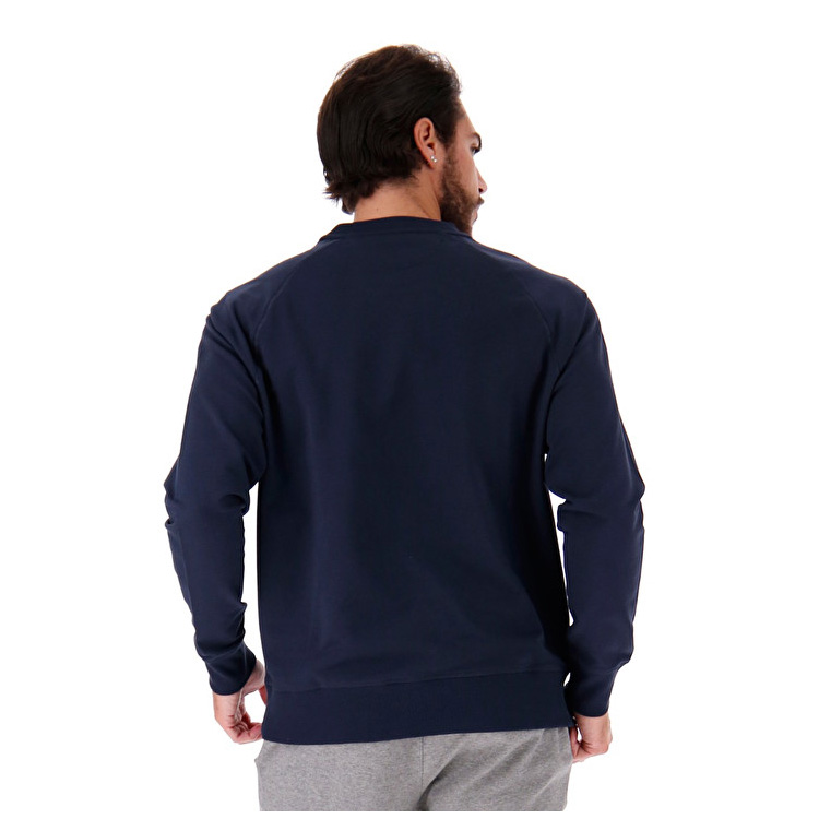 Navy Lotto Smart Sweat Rn Ft Lb Men's Sweatshirt | Lotto-39572