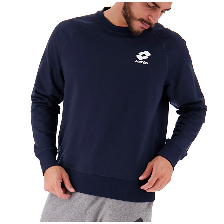 Navy Lotto Smart Sweat Rn Ft Lb Men's Sweatshirt | Lotto-39572