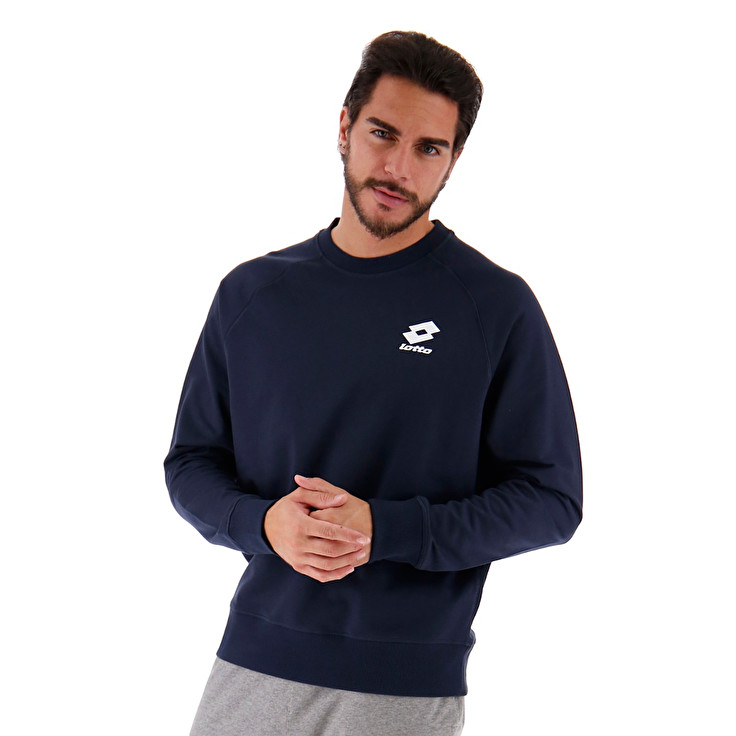 Navy Lotto Smart Sweat Rn Ft Lb Men\'s Tracksuits | Lotto-21000