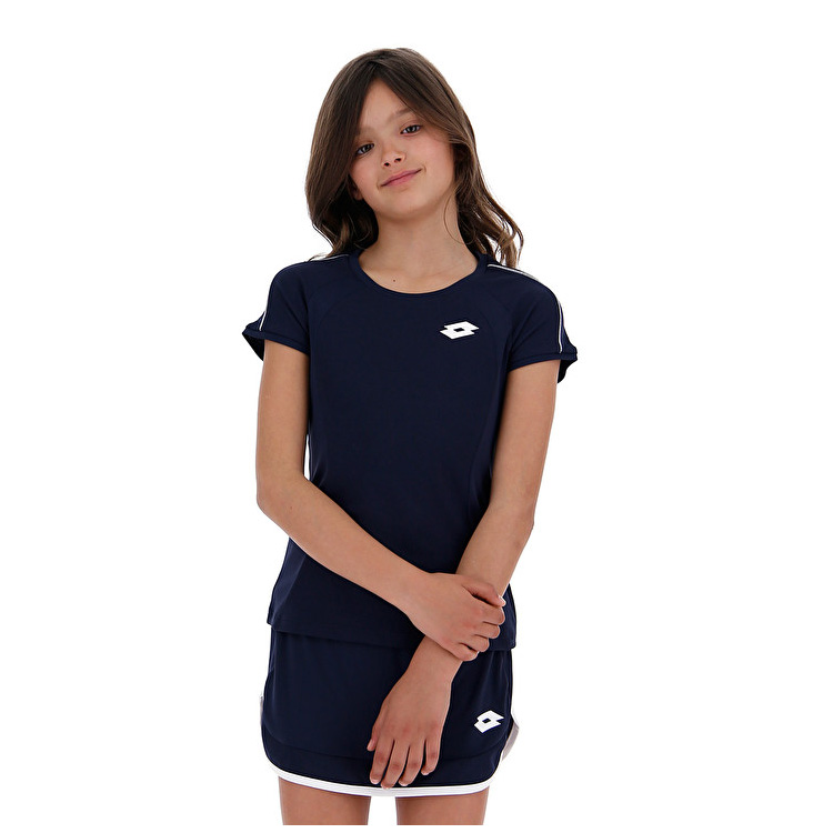 Navy Lotto Squadra G Pl Kids\' T Shirts | Lotto-46867