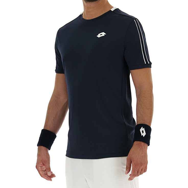 Navy Lotto Squadra Ii Pl Men's T Shirts | Lotto-56233