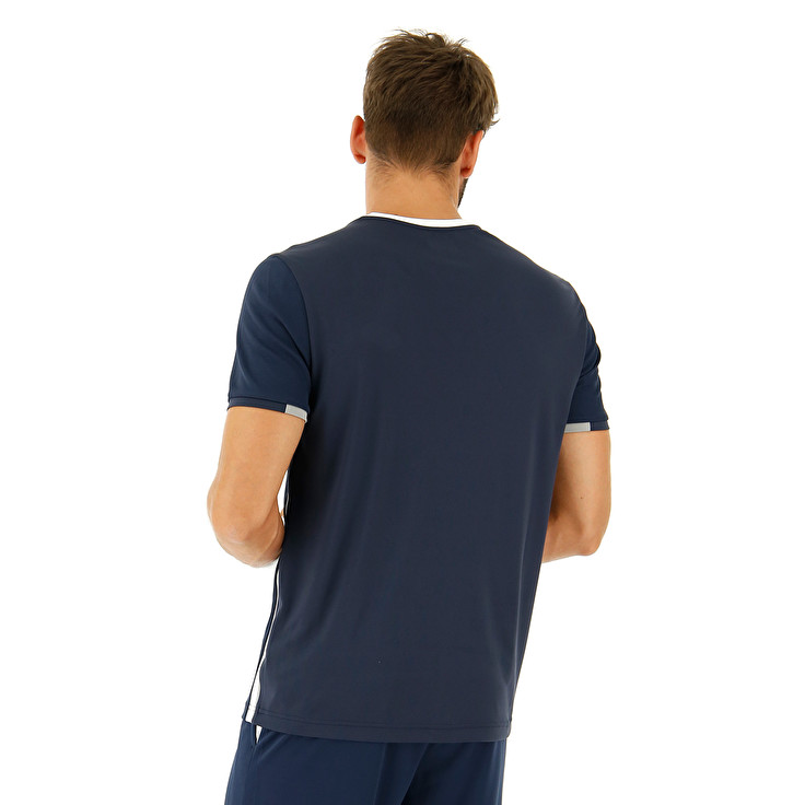 Navy Lotto Squadra Men's T Shirts | Lotto-67653